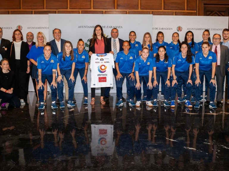 El Ayuntamiento muestra su apoyo al Sala Zaragoza en su segunda temporada en Primera División femenina