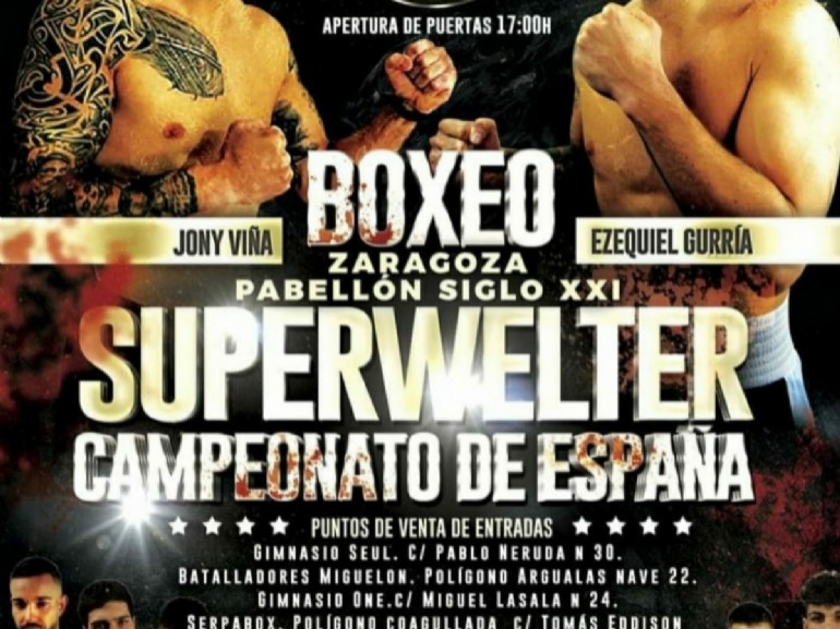 Zaragoza acoge este sábado la final del Campeonato de España de boxeo superwélter