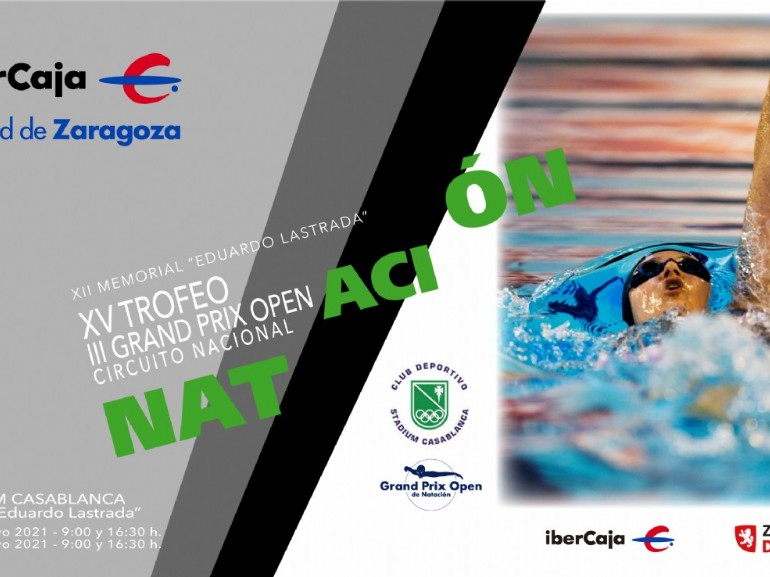 Más de 500 nadadores compiten este fin de semana en el XV Trofeo «Ibercaja-Ciudad de Zaragoza»