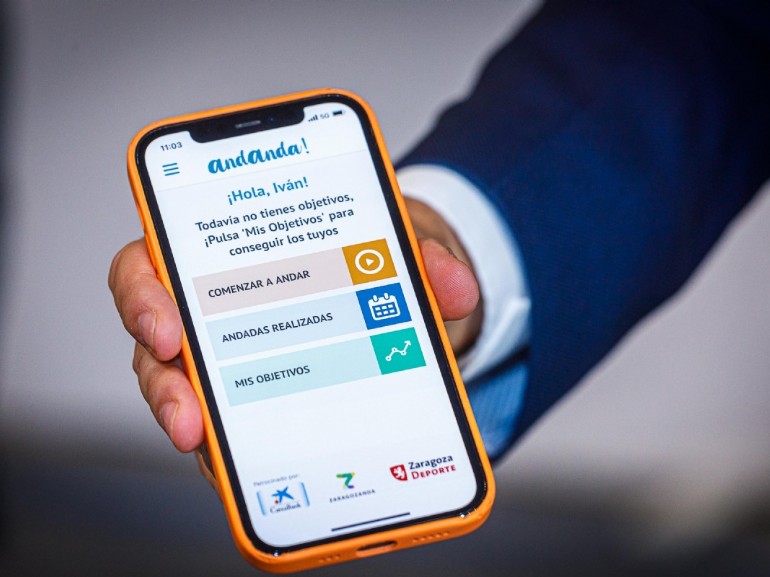 Zaragoza Deporte lanza la nueva app Andanda! para fomentar el ejercicio físico a través de una acción tan cotidiana y saludable como es caminar