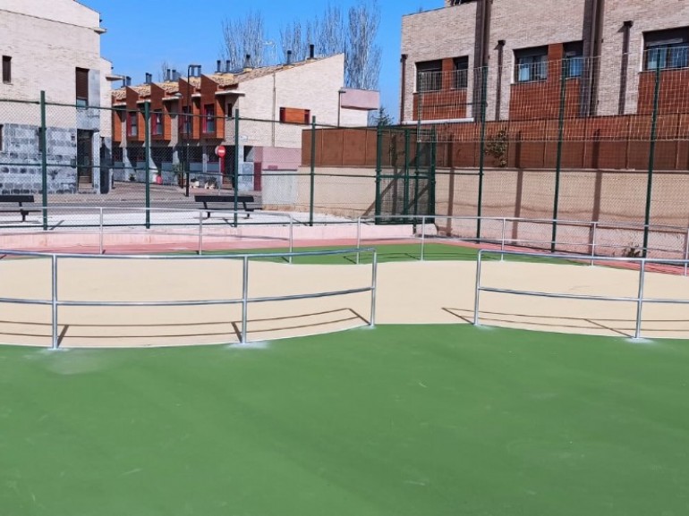 Nueva zona para patinar y pista de mini-fútbol en San Juan de Mozarrifar
