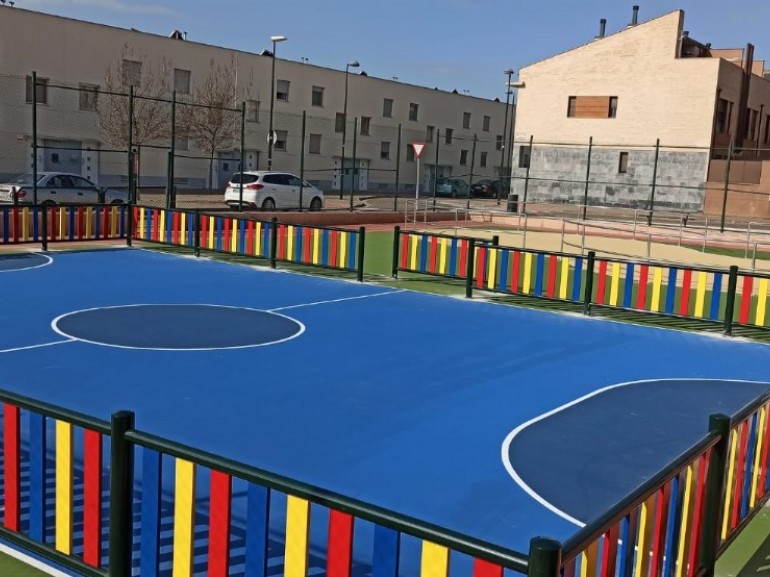 Nueva zona para patinar y pista de mini-fútbol en San Juan de Mozarrifar
