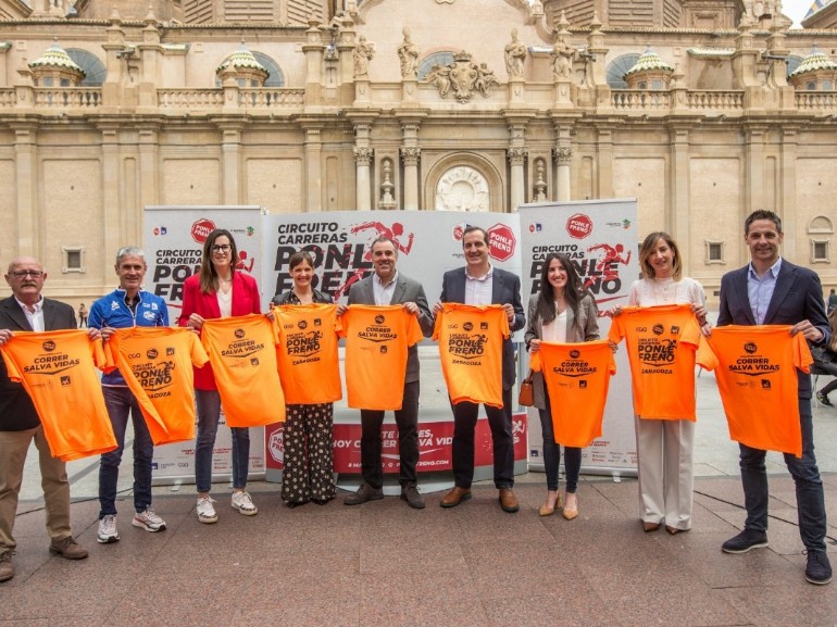 La carrera popular Ponle Freno llega a Zaragoza el 8 de mayo con circuitos de 5K y 10K, y carreras infantiles en la plaza del Pilar