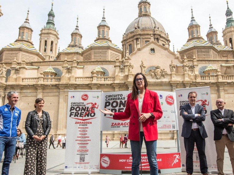 La carrera popular Ponle Freno llega a Zaragoza el 8 de mayo con circuitos de 5K y 10K, y carreras infantiles en la plaza del Pilar