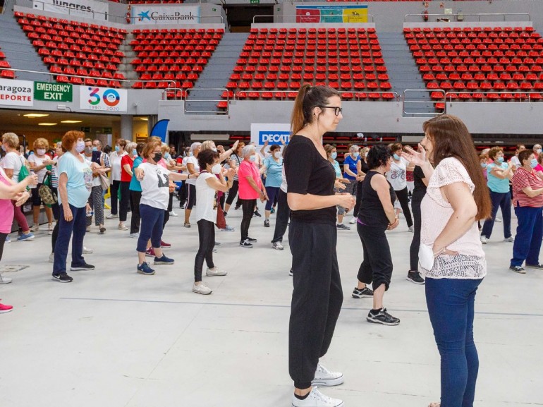 3.700 personas han participado en el programa de gimnasia de mantenimiento de Zaragoza Deporte