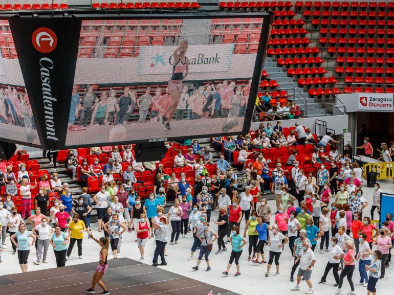 3.700 personas han participado en el programa de gimnasia de mantenimiento de Zaragoza Deporte