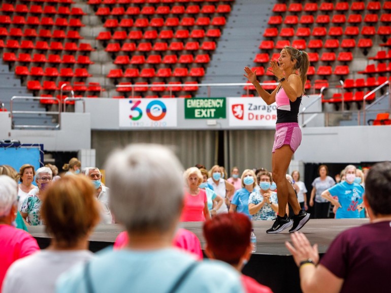 3.700 personas han participado en el programa de gimnasia de mantenimiento de Zaragoza Deporte