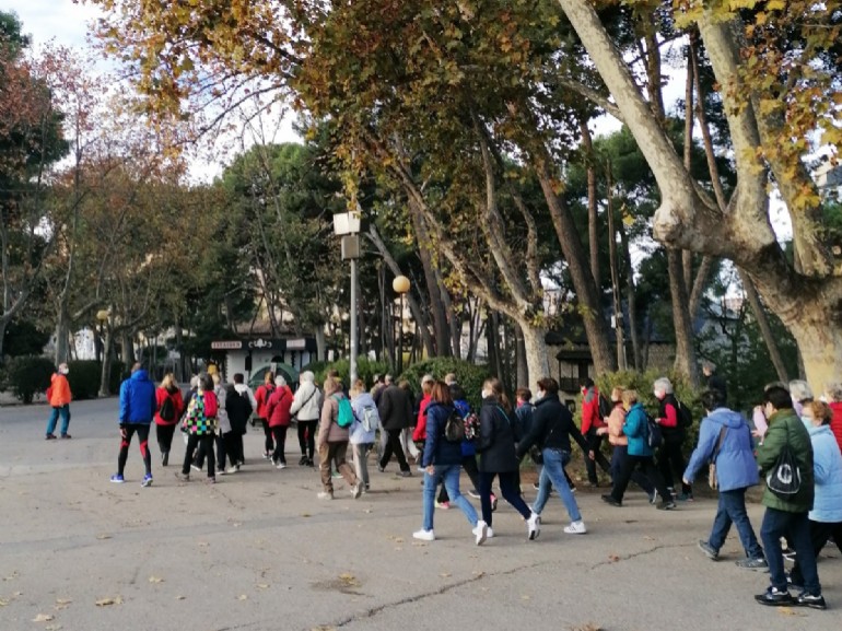 Regresan las andadas para mayores de Zaragoza Deporte con tres rutas semanales por zonas verdes de la ciudad