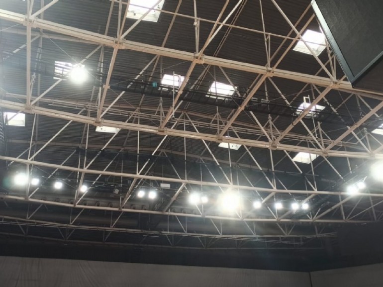 El pabellón «Príncipe Felipe» renueva el sistema de iluminación de la pista central con tecnología LED