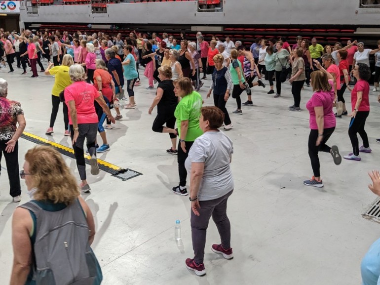 4.000 personas han participado en el programa de gimnasia de mantenimiento de Zaragoza Deporte