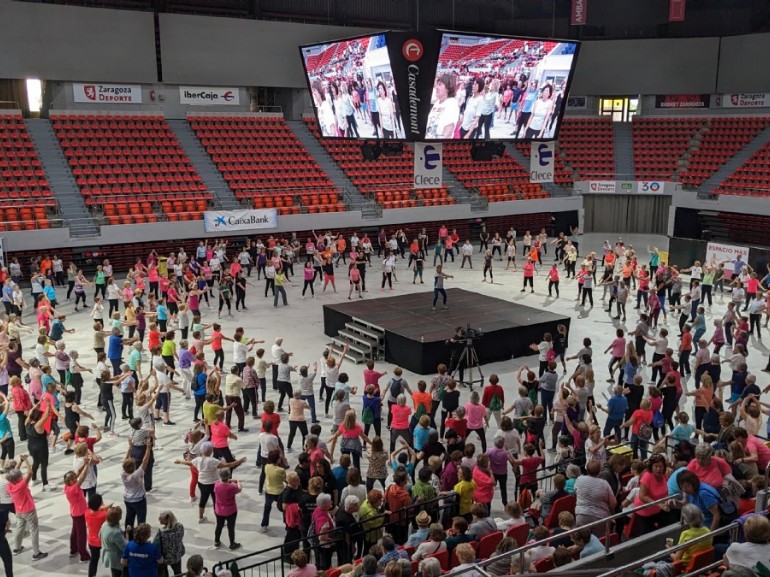 4.000 personas han participado en el programa de gimnasia de mantenimiento de Zaragoza Deporte