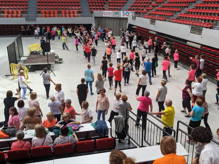 4.000 personas han participado en el programa de gimnasia de mantenimiento de Zaragoza Deporte