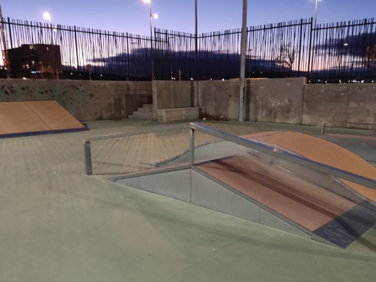Nuevos módulos de skate en la Instalación Deportiva Elemental «Arcosur».