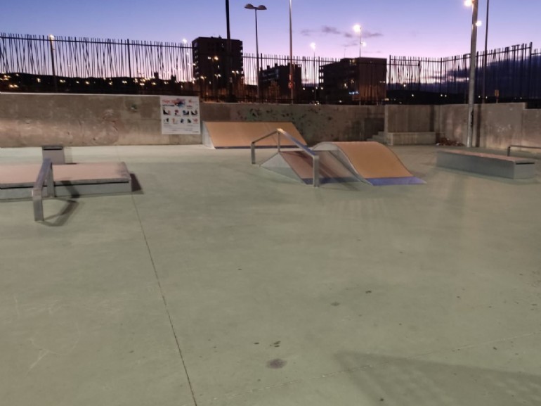 Nuevos módulos de skate en la Instalación Deportiva Elemental «Arcosur».