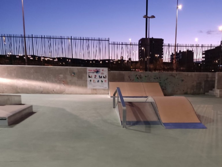 Nuevos módulos de skate en la Instalación Deportiva Elemental «Arcosur».