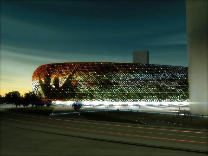 Vista virtual del futuro Estadio de Fútbol