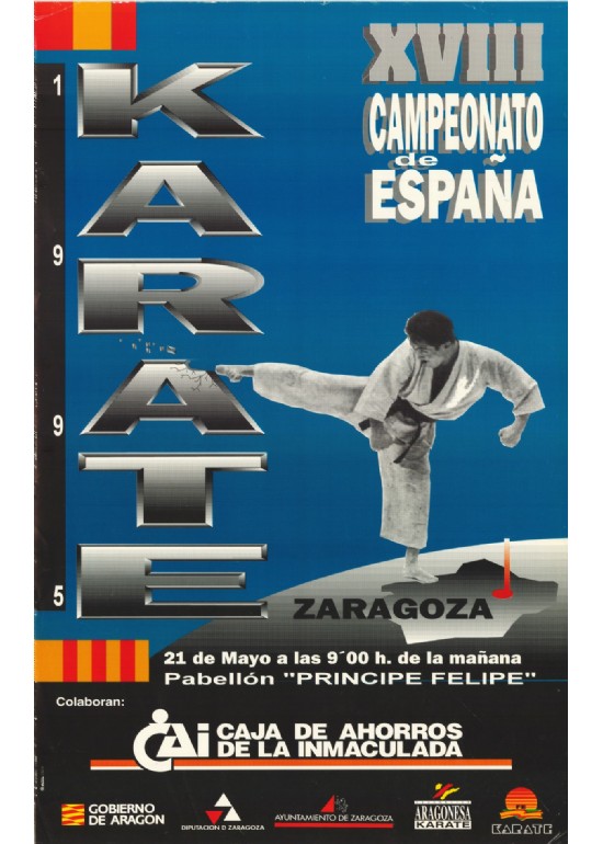 21 mayo 1995 CAMPEONATO DE ESPAÑA DE KARATE