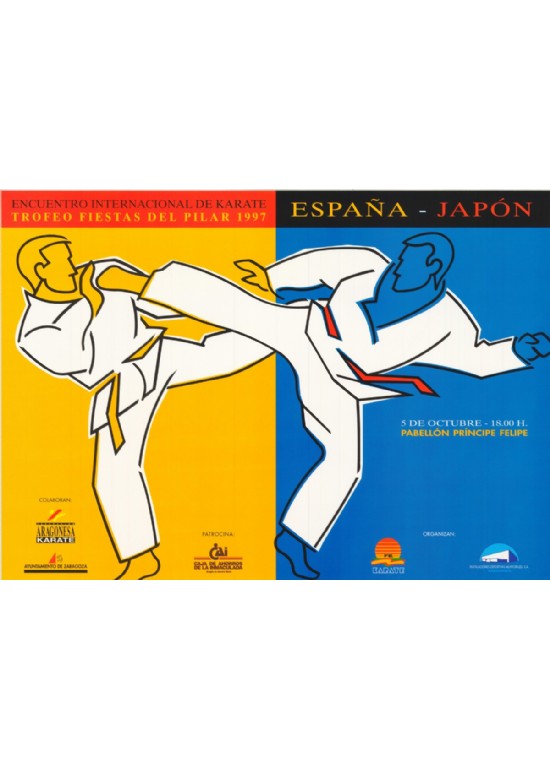 5 octubre 1997 ENCUENTRO INTERNACIONAL DE KARATE ESPAÑA – JAPÓN