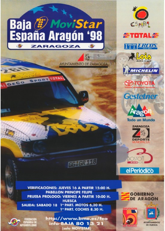 2 octubre 1998 IX TRIAL INDOOR “CIUDAD DE ZARAGOZA”