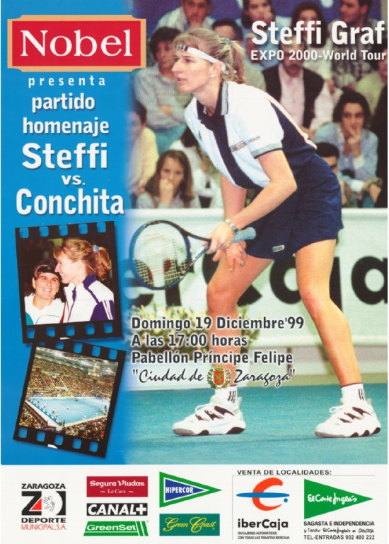 19 de diciembre 1999 TENIS INDOOR HOMENAJE A STEFFI GRAFF