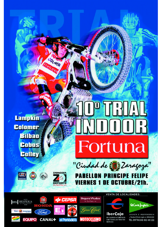 1 octubre 1999 X TRIAL INDOOR “CIUDAD DE ZARAGOZA”