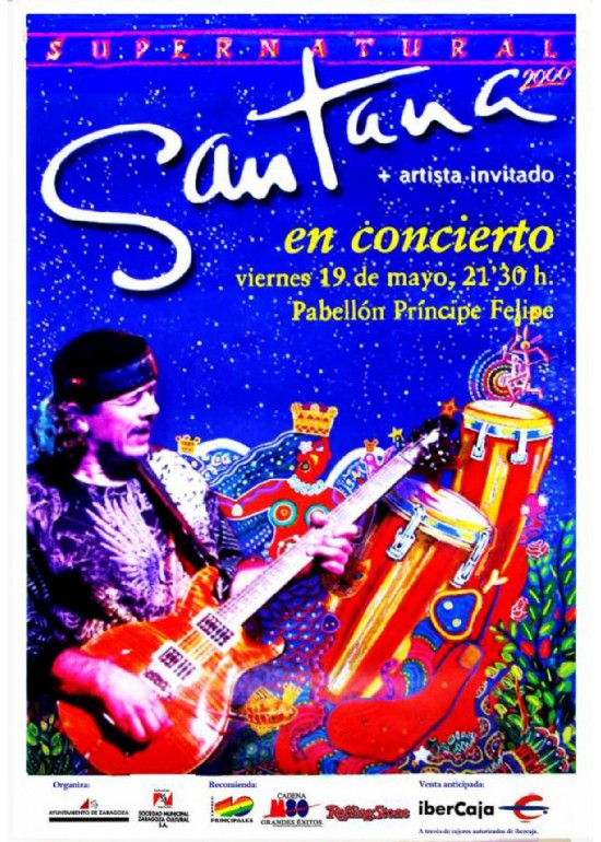 19 mayo 2000 CONCIERTO DE “SANTANA”