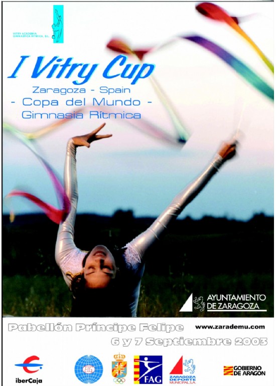 5 a 7 septiembre 2003 I “VITRY CUP” DE GIMNASIA RÍTMICA - COPA DEL MUNDO