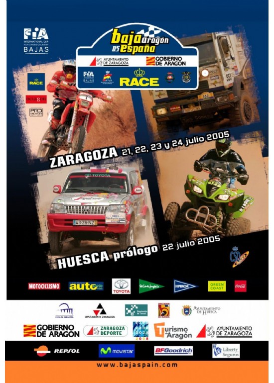 21 al 24 julio 2005 BAJA ESPAÑA ARAGÓN