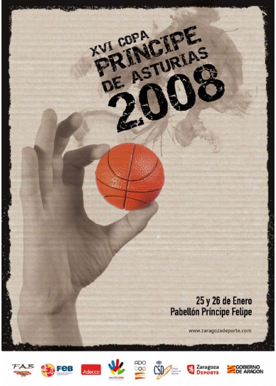 26 y 27 enero 2008 XVI COPA PRÍNCIPE DE ASTURIAS DE BALONCESTO