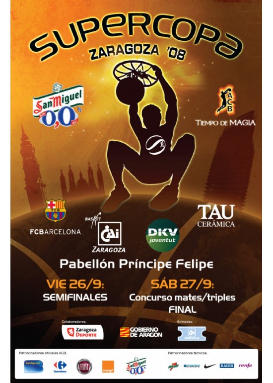 26 y 27 septiembre 2008 SUPERCOPA DE BALONCESTO ACB