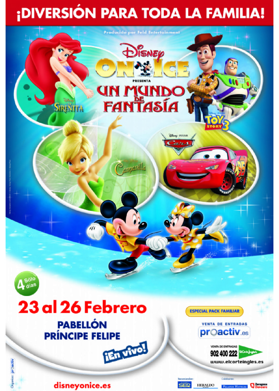 22 al 26 febrero 2012 DISNEY ON ICE UN MUNDO DE FANTASIA