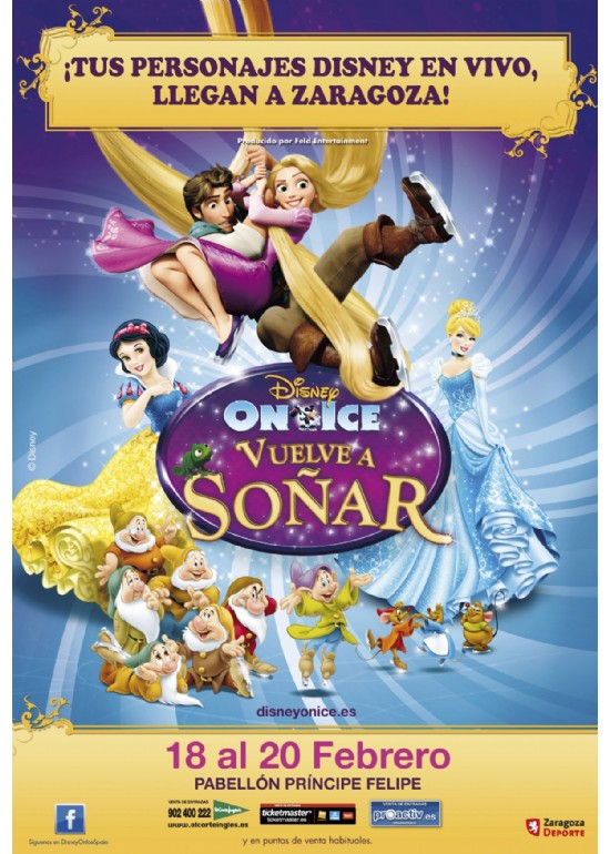 18 al 20 febrero 2014 ESPECTÁCULO INFANTIL DISNEY ON ICE - VUELVE A SOÑAR