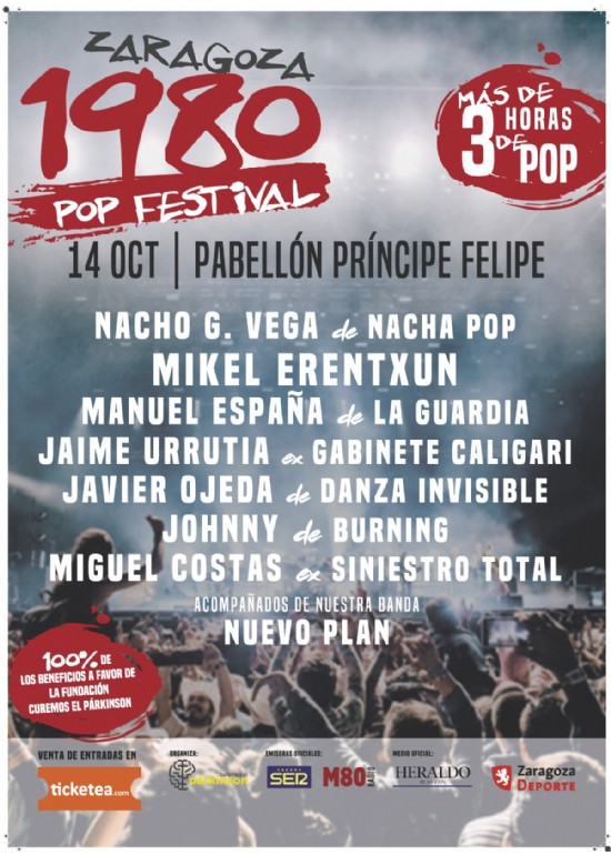 14 octubre 2017 CONCIERTO DE 1980 POP FESTIVAL