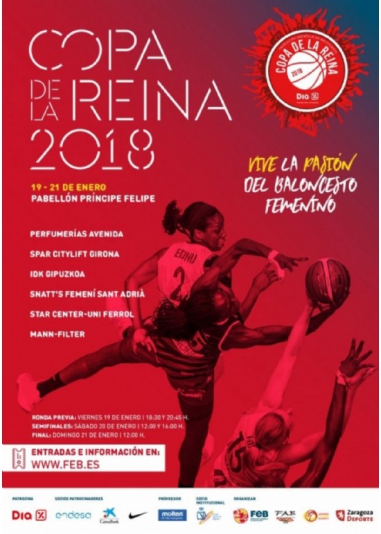 19 al 21 enero 2018 COPA DE LA REINA DE BALONCESTO