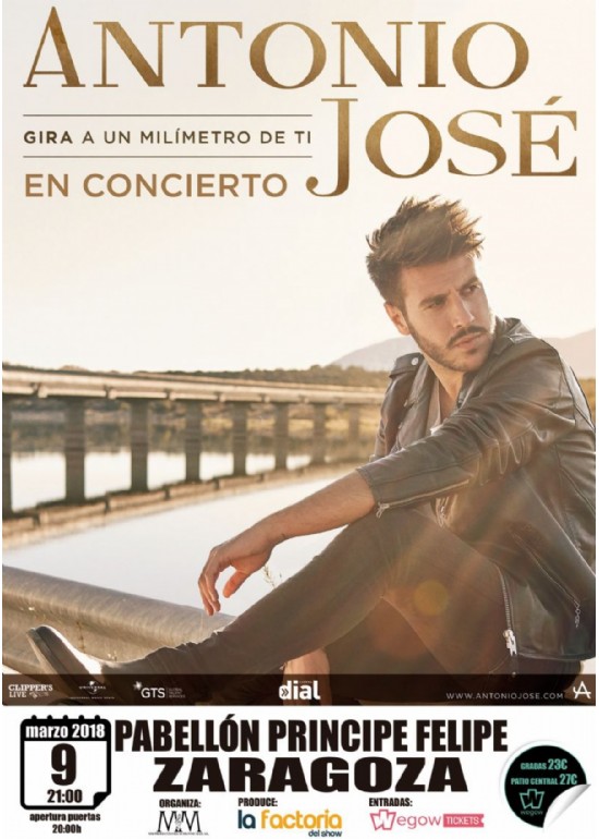 9 marzo 2018 CONCIERTO DE ANTONIO JOSÉ