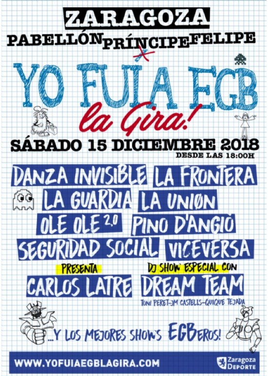 15 diciembre 2018 CONCIERTO YO FUI A EGB