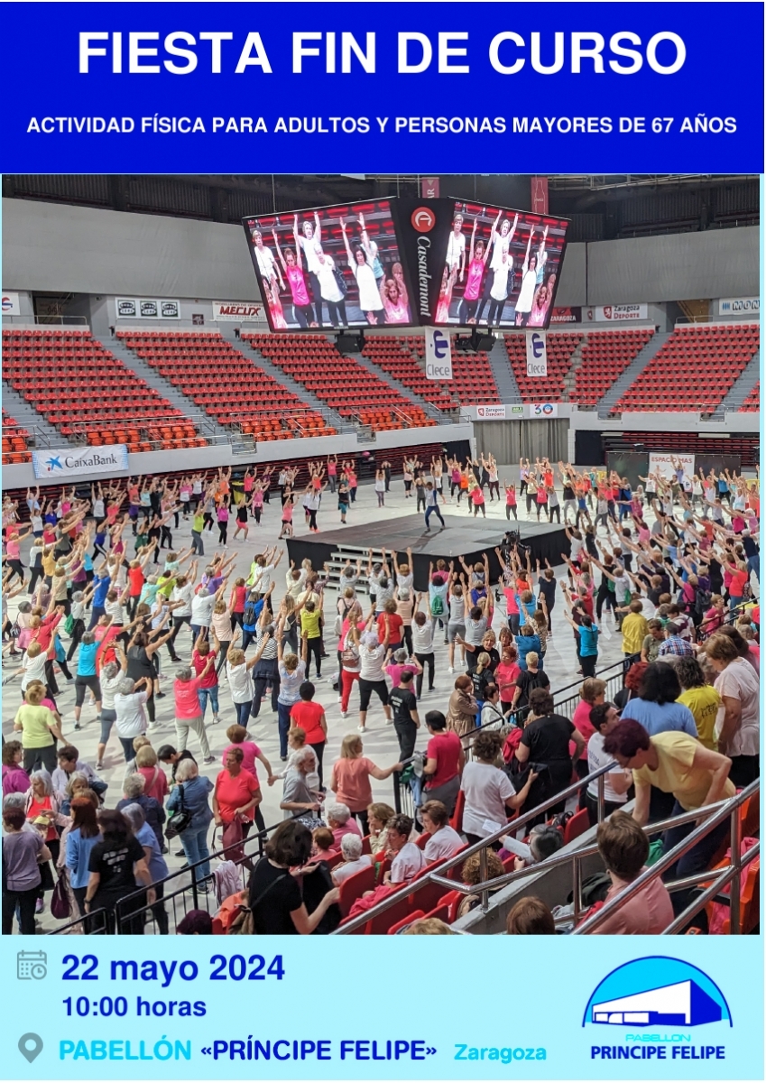 Fiesta Fin de Curso del programa «Actividad física para adultos y personas mayores de 67 años»