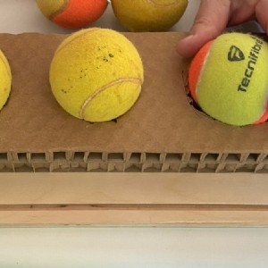 Reciclaje de pelotas de tenis CEIP Eugenio López y López