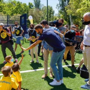 Inauguración del «Cruyff Court Ander Herrera» en Zaragoza