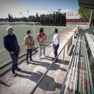 Urbanismo y el Estadio Miralbueno-El Olivar impulsan un acuerdo para la remodelación, puesta en marcha y cesión del CDM Mudéjar
. Foto: Chus Marcador