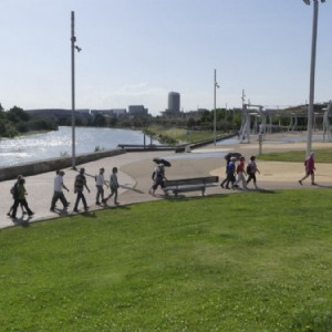 Zaragoza Deporte reanuda su programa de andadas guiadas para mayores de 55 años. Foto: Os Andarines