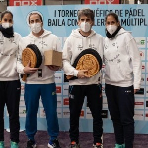 Éxito deportivo y solidario del I Torneo Benéfico Pádel Baila con Esclerosis Múltiple