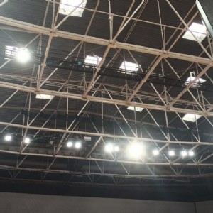 El pabellón «Príncipe Felipe» renueva el sistema de iluminación de la pista central con tecnología LED