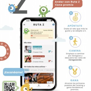 El Ayuntamiento y la Universidad de Zaragoza presentan Ruta Z, una nueva app para animar a caminar como hábito saludable