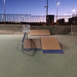 Nuevos módulos de skate en la Instalación Deportiva Elemental «Arcosur».