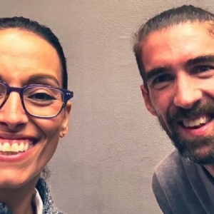 Teresa Perales Fernández y Michael Phelps
Fuente Instagram @teresaperales