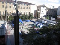 Panorámica de la Plaza del Pilar en el «Día del Deporte en la Calle 2011»