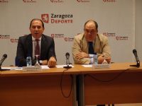 Santiago Palomera (Director General de Mondo Ibérica)y  Roberto Fernández (Concejal de Deportes).
