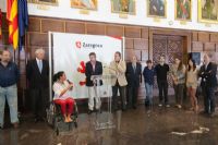 El Alcalde de Zaragoza recibió a los deportistas zaragozanos participantes en Londres 2012