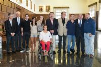 El Alcalde de Zaragoza recibió a los deportistas zaragozanos participantes en Londres 2012